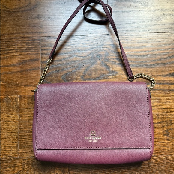 kate spade Handbags - Kate Spade Plum Crossbody Bag
